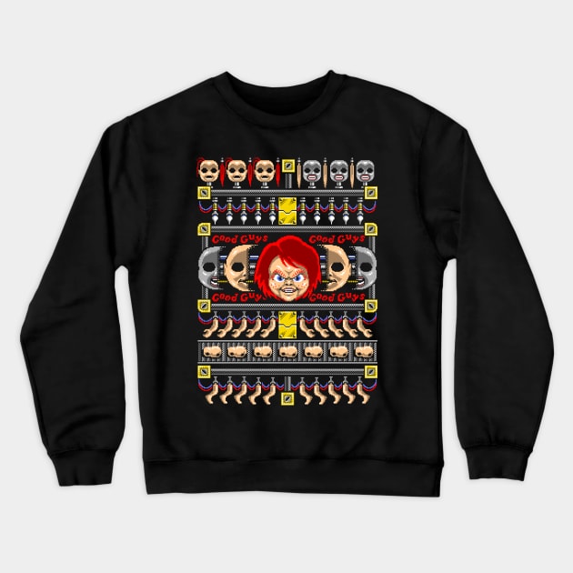 Good Guy, Ugly Sweater Crewneck Sweatshirt by Punksthetic